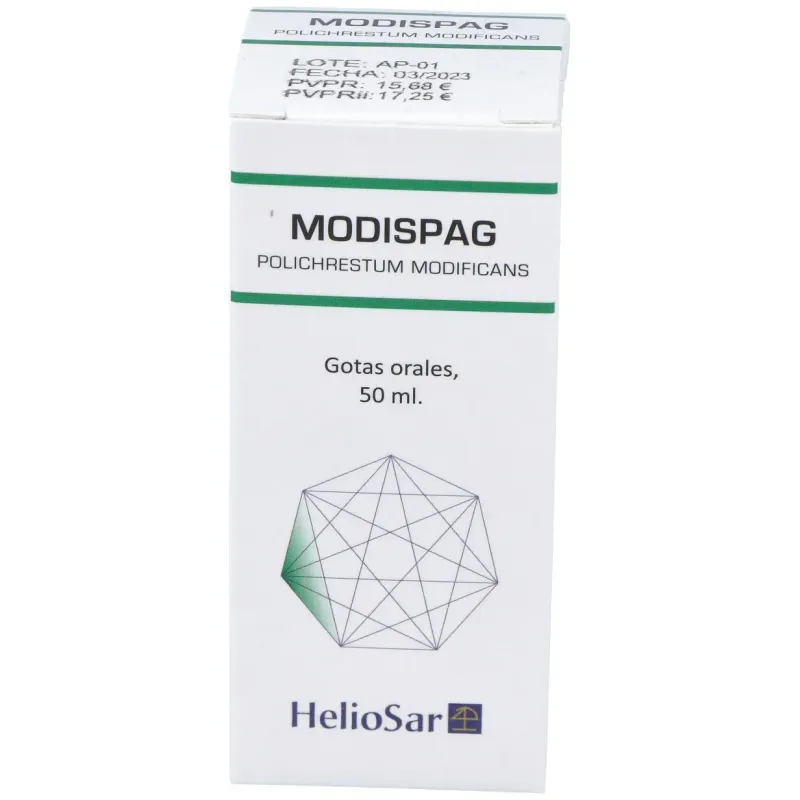 Heliosar modispag polichrestum modificans 50 ml | Farmacia Barata