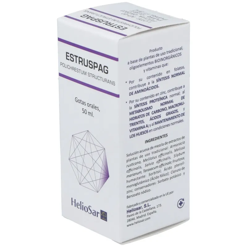Heliosar estruspag polichrestum structurans solución oral 50ml | Farmacia Barata