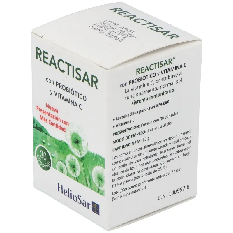 Heliosar reactisar | Farmacia Barata