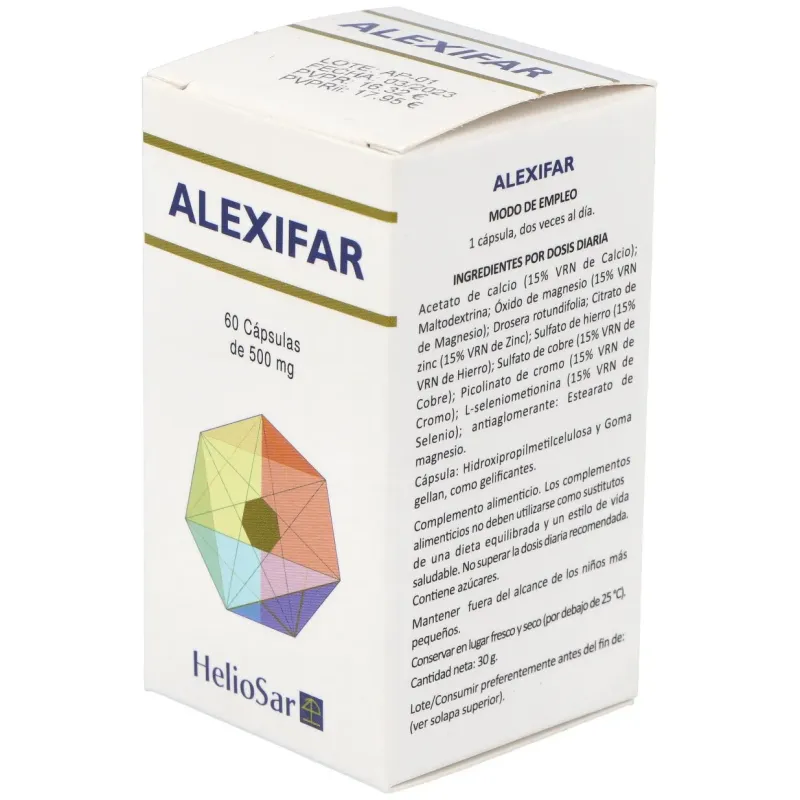 Heliosar alexifar 60caps | Farmacia Barata