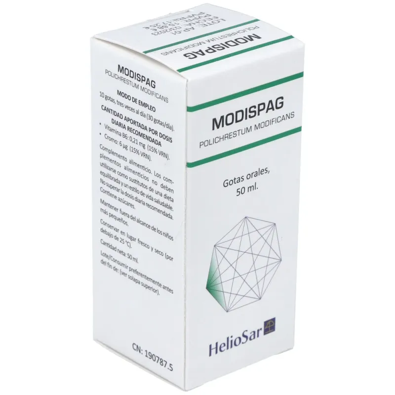 Heliosar modispag polichrestum modificans 50 ml | Farmacia Barata
