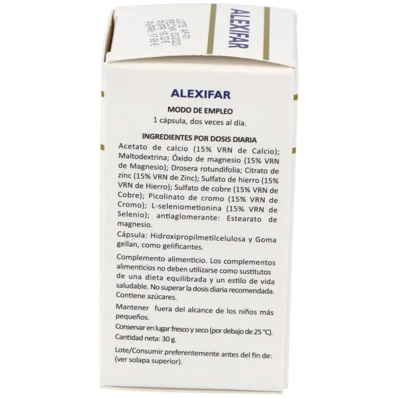 Heliosar alexifar 60caps | Farmacia Barata