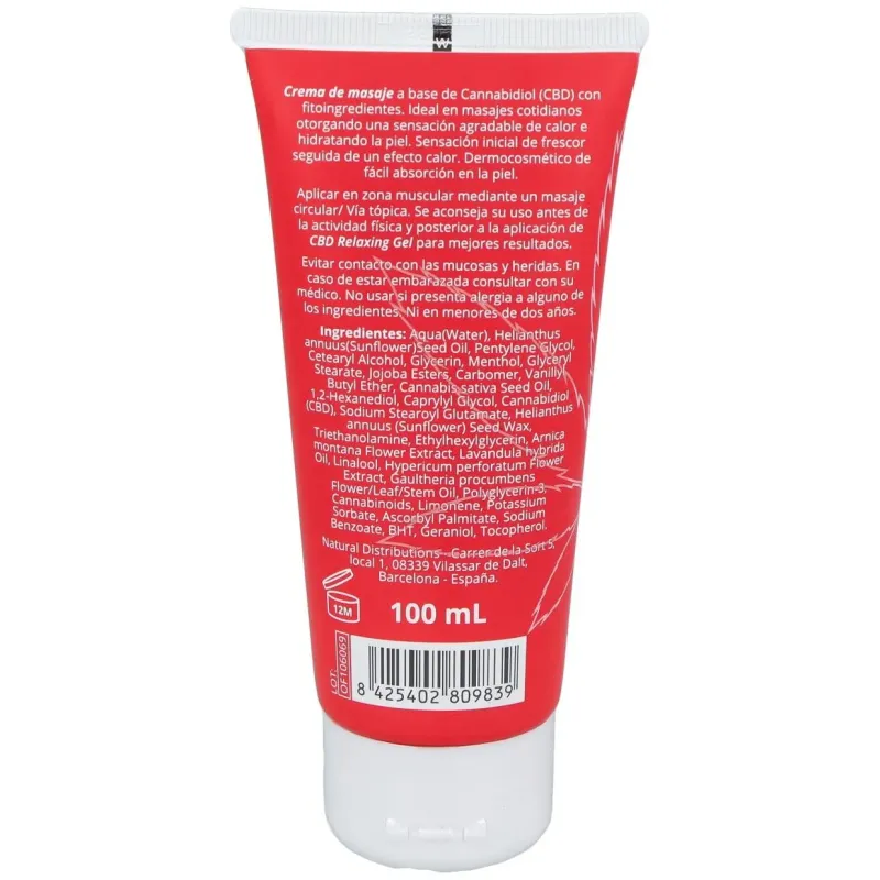Lov natural solutions active cream cbd 100ml | Farmacia Barata
