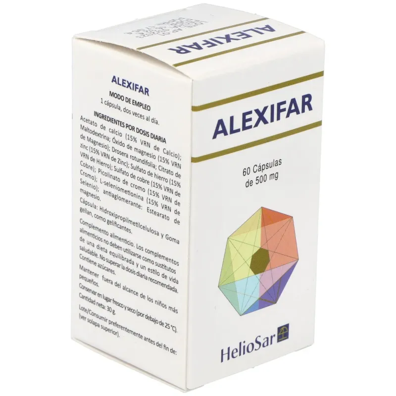 Heliosar alexifar 60caps | Farmacia Barata
