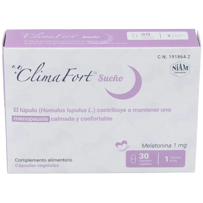 Climafort sueño 30 cápsulas | Farmacia Barata