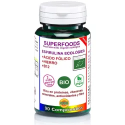 Robis espirulina eco + ácido fólico + hierro + b12 90comp