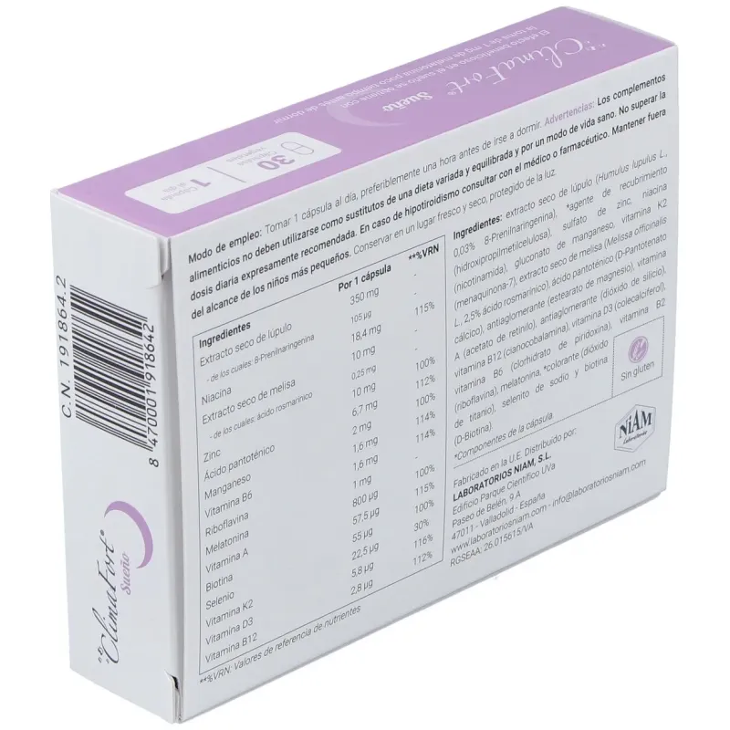 Climafort sueño 30 cápsulas | Farmacia Barata