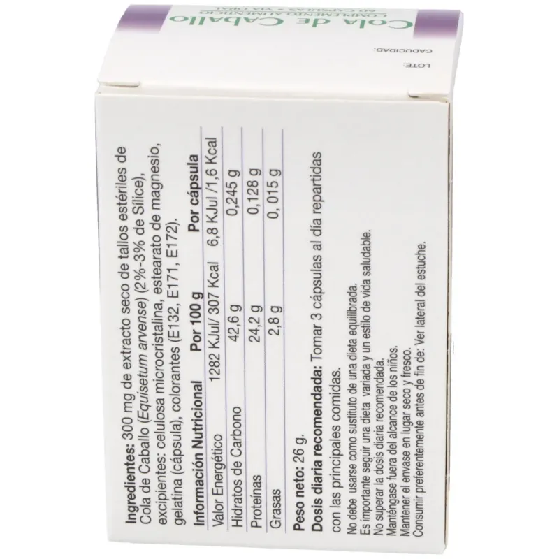 Cola de caballo 60cap. | Farmacia Barata