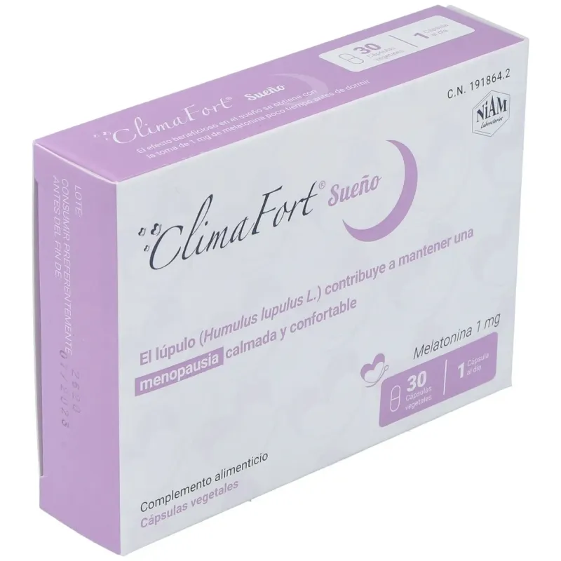 Climafort sueño 30 cápsulas | Farmacia Barata