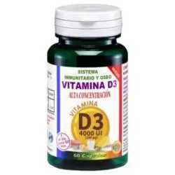 Vitamina d3 4000ui alta concentracion 60cap.