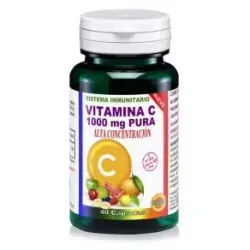 Vitamina c pura 1000mg. 40cap. | Farmacia Barata