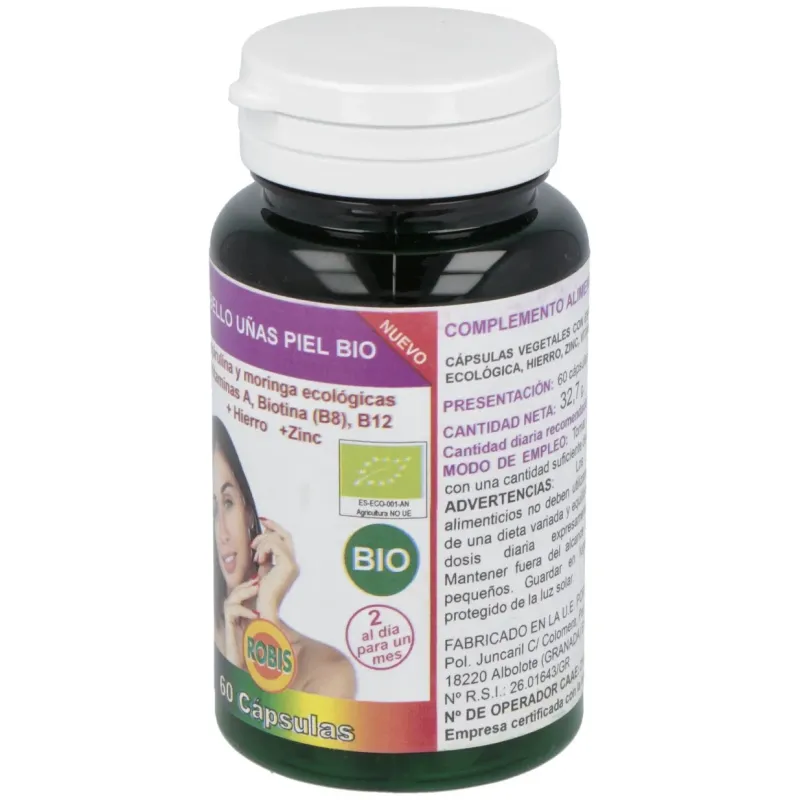Robis cabello uñas piel bio 60caps | Farmacia Barata Robis cabello uñas piel bio 60caps | Farmacia Barata