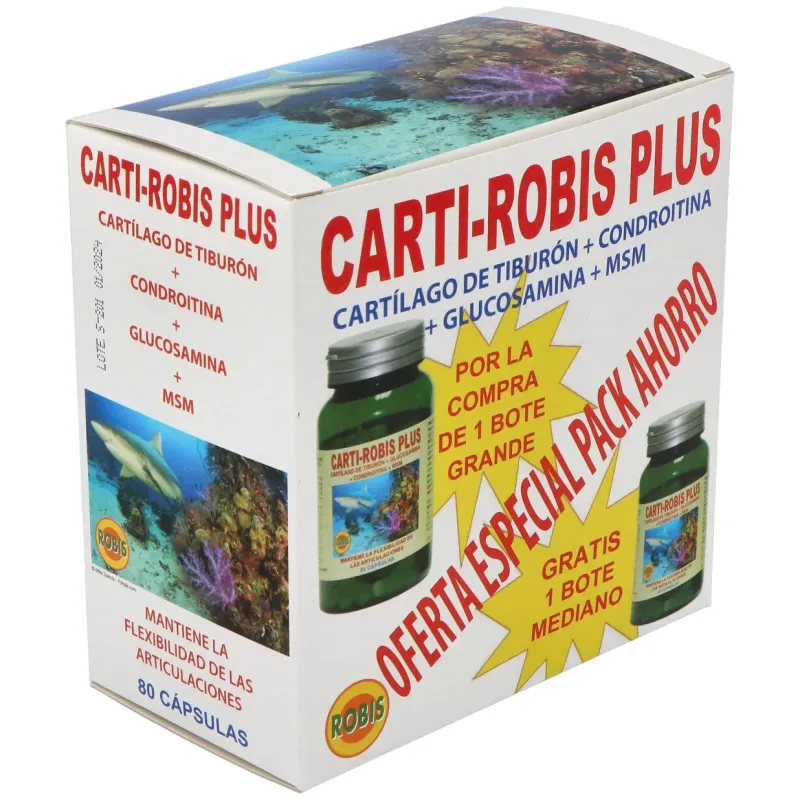 Pack carti robis plus 80+40caps de regalo | Farmacia Barata