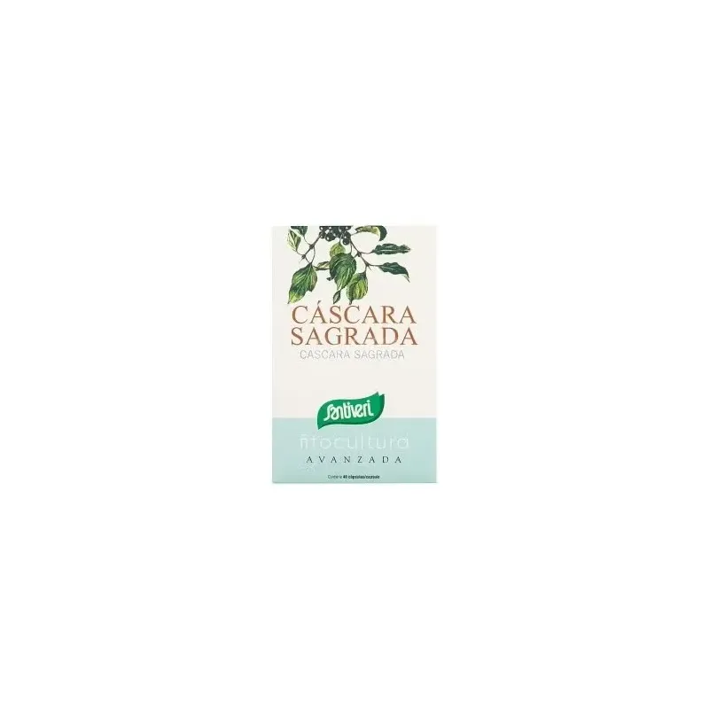 Santiveri cáscara sagrada 40 cápsulas | Farmacia Barata