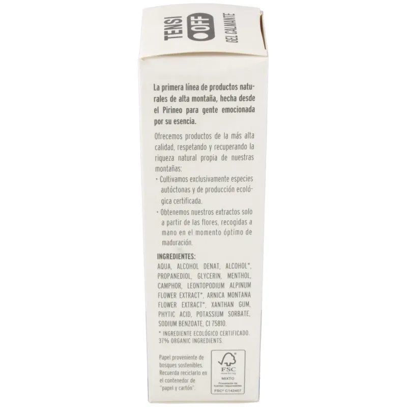 Taullorganics tensi off gel calmante 200ml | Farmacia Barata