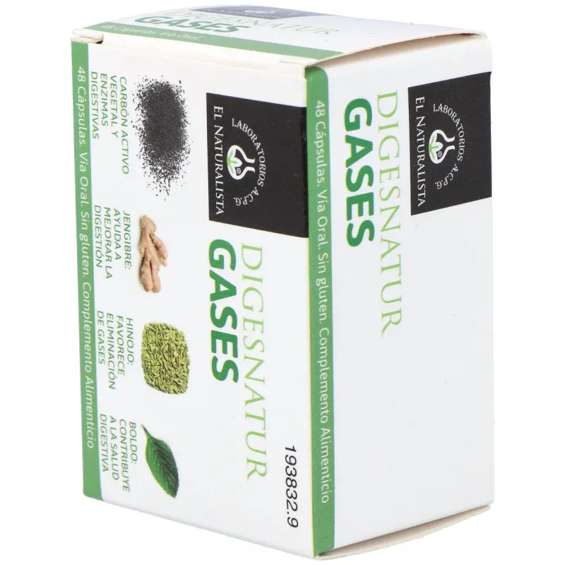 El naturalista digesnatur gases 48caps | Farmacia Barata