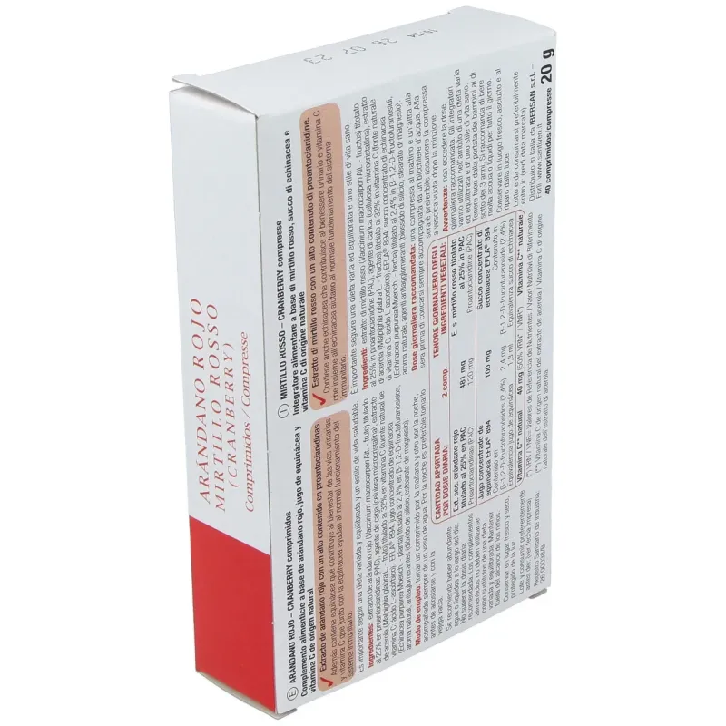 Santiveri arandano rojo 120mg 40comp | Farmacia Barata