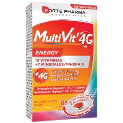 Forte Pharma Multivit'4 g Energy, 30 cápsulas