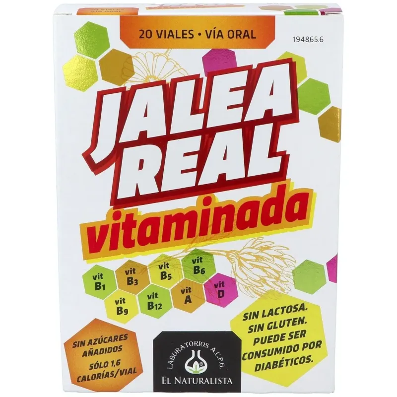 El naturalista jalea real vitaminada 20 ampollas | Farmacia Barata