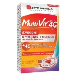 Forte pharma multivit'4g energy 30caps | Farmacia Barata Forte pharma multivit'4g energy 30caps | Farmacia Barata