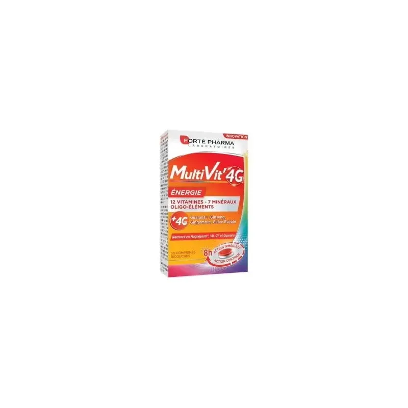Forte pharma multivit'4g energy 30caps | Farmacia Barata Forte pharma multivit'4g energy 30caps | Farmacia Barata