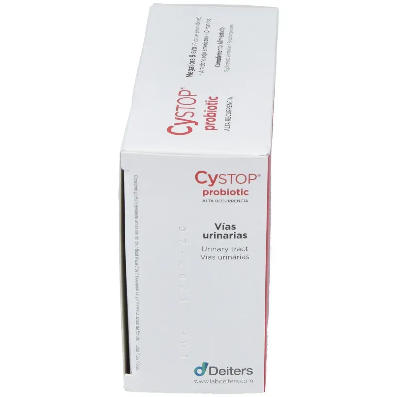 Cystop probiotic alta recurrencia 60comp. | Farmacia Barata