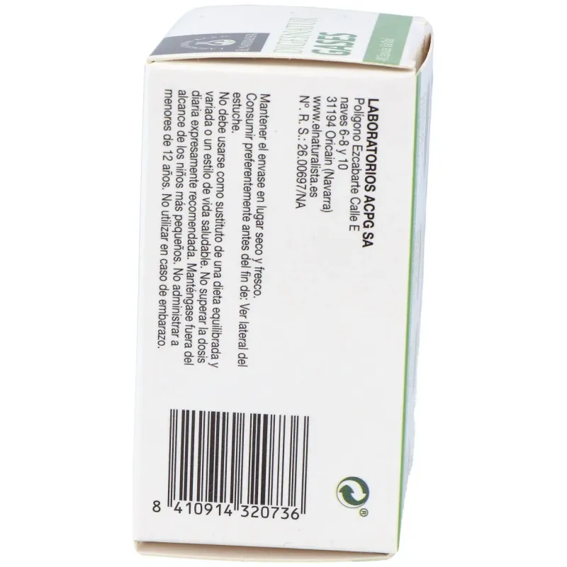 El naturalista digesnatur gases 48caps | Farmacia Barata