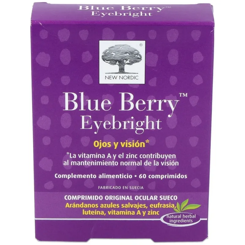 New nordic blue berry eyebright 60comp | Farmacia Barata