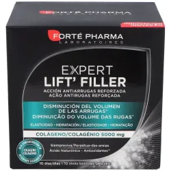 Forté pharma expert lift filler colágeno 5000mg 10 shots