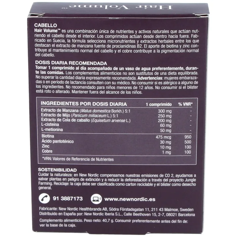 New nordic hair volume 30 comprimidos | Farmacia Barata New nordic hair volume 30 comprimidos | Farmacia Barata