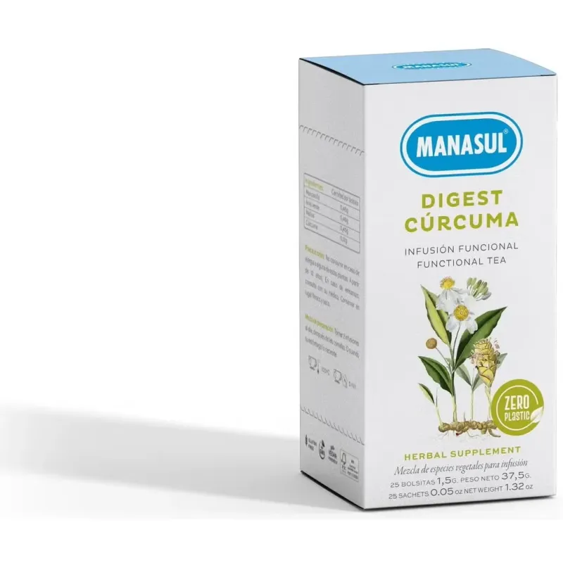 Manasul digest curcuma infusion 25bolsitas. | Farmacia Barata