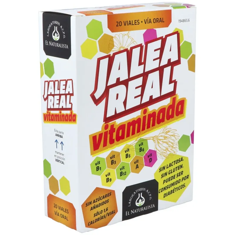 El naturalista jalea real vitaminada 20 ampollas | Farmacia Barata