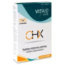 Toallitas oftalmicas esteriles visaid chx 14 unids