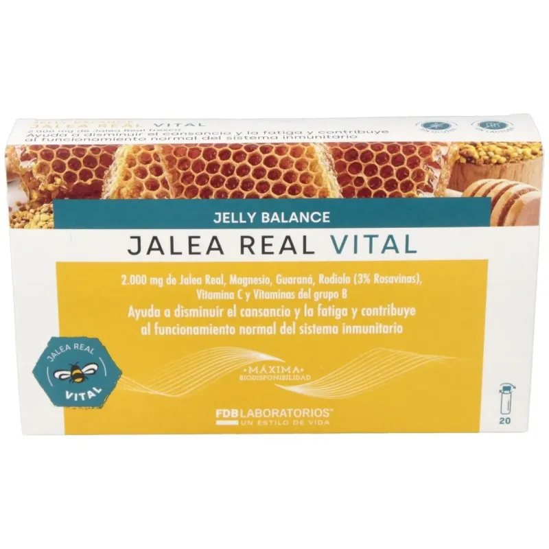 Jelly balance vital jalea real 20viales | Farmacia Barata