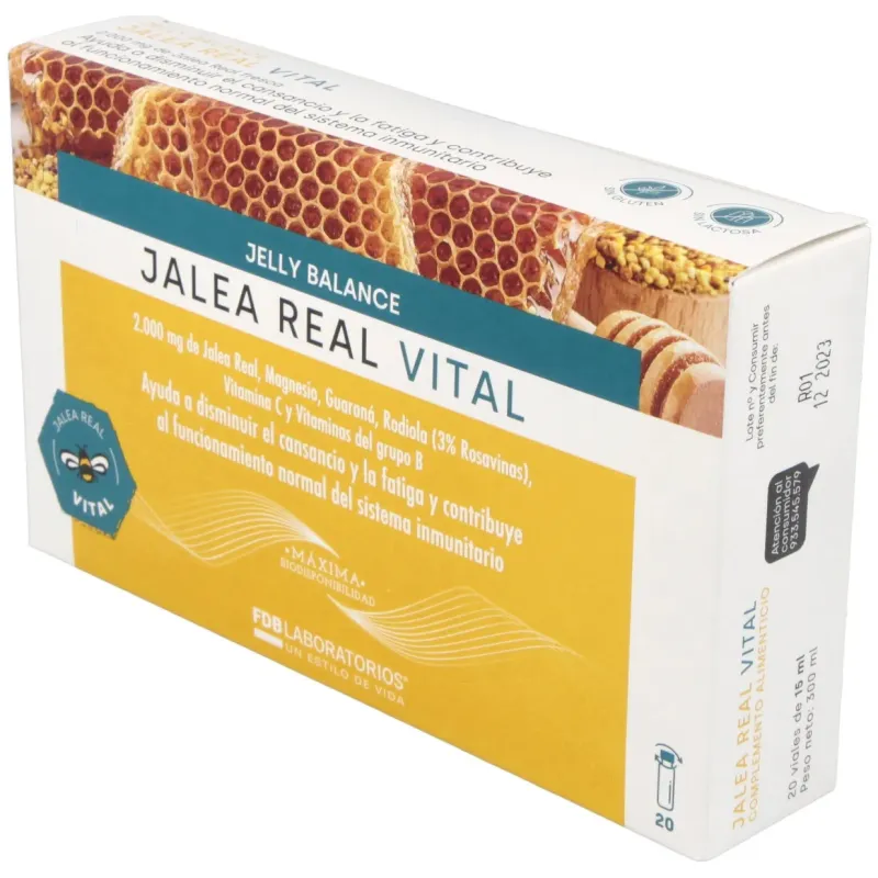 Jelly balance vital jalea real 20viales | Farmacia Barata
