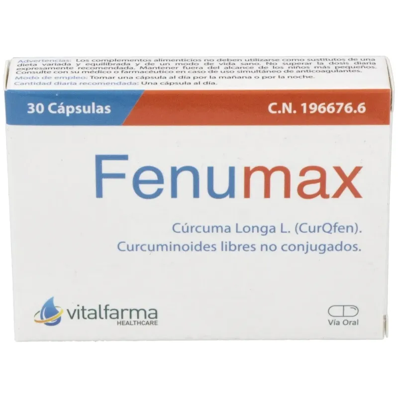 Fenumax 30cap. | Farmacia Barata