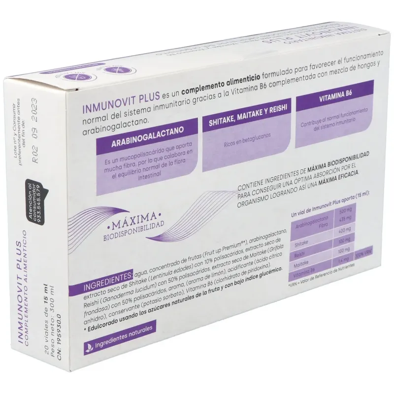 Fdb inmunovit plus 20 ampollas | Farmacia Barata