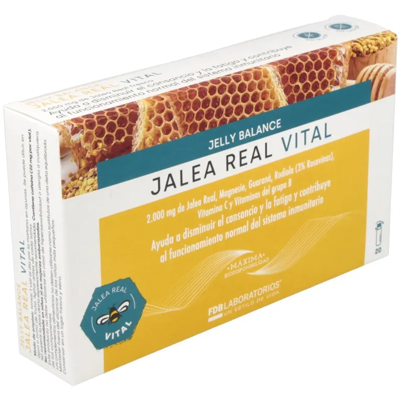 Jelly balance vital jalea real 20viales | Farmacia Barata