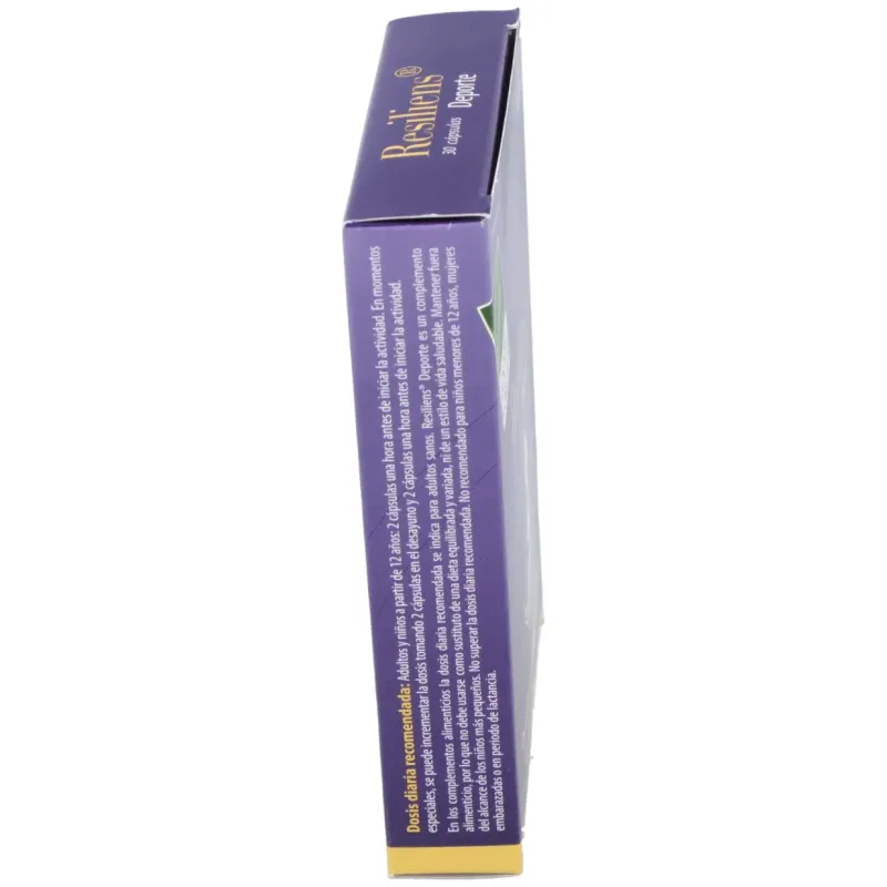 100% natural resiliens deporte 30 cápsulas | Farmacia Barata