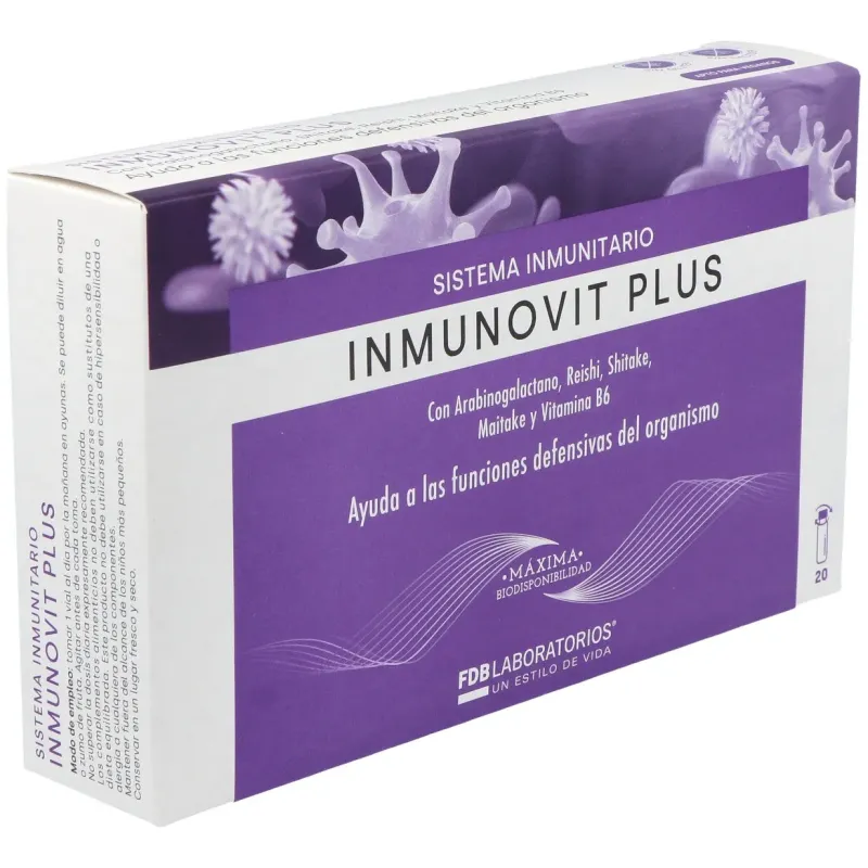 Fdb inmunovit plus 20 ampollas | Farmacia Barata