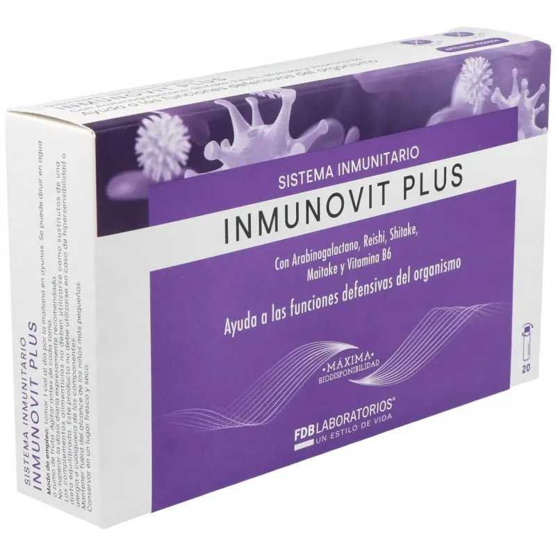 Fdb inmunovit plus 20 ampollas | Farmacia Barata