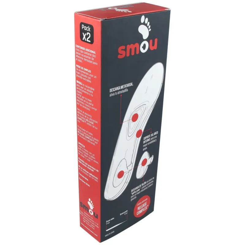 Smou complet plantilla meta-fascitis-espolon 37/38 | Farmacia Barata