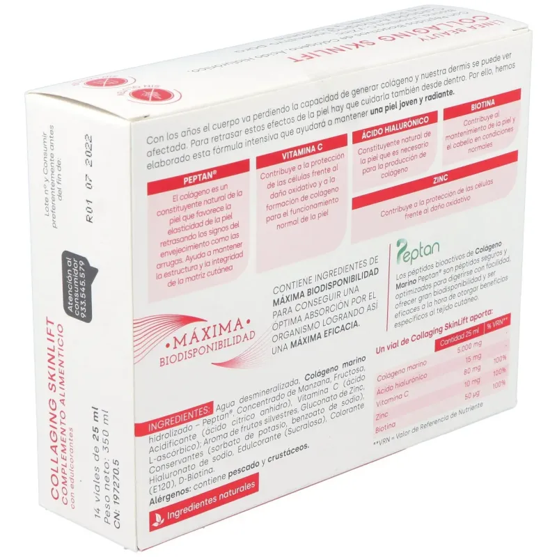 Collaging (colageno) skinlift 14viales | Farmacia Barata