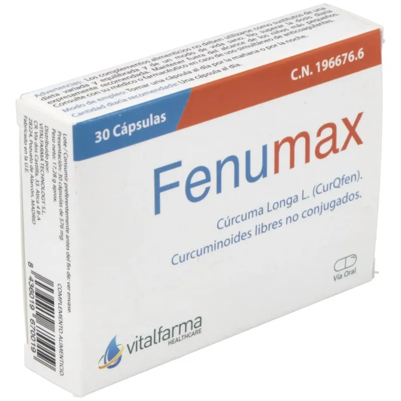 Fenumax 30cap. | Farmacia Barata