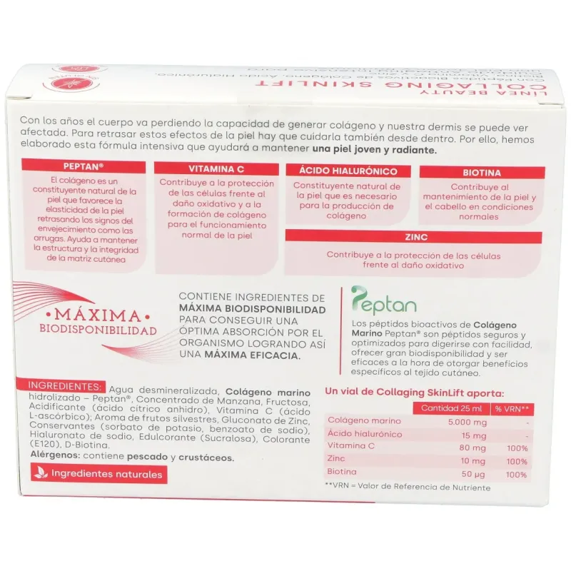 Collaging (colageno) skinlift 14viales | Farmacia Barata