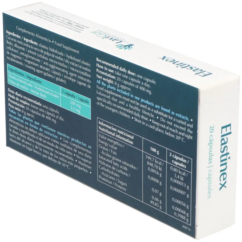 Lavigor elastinex 20caps | Farmacia Barata