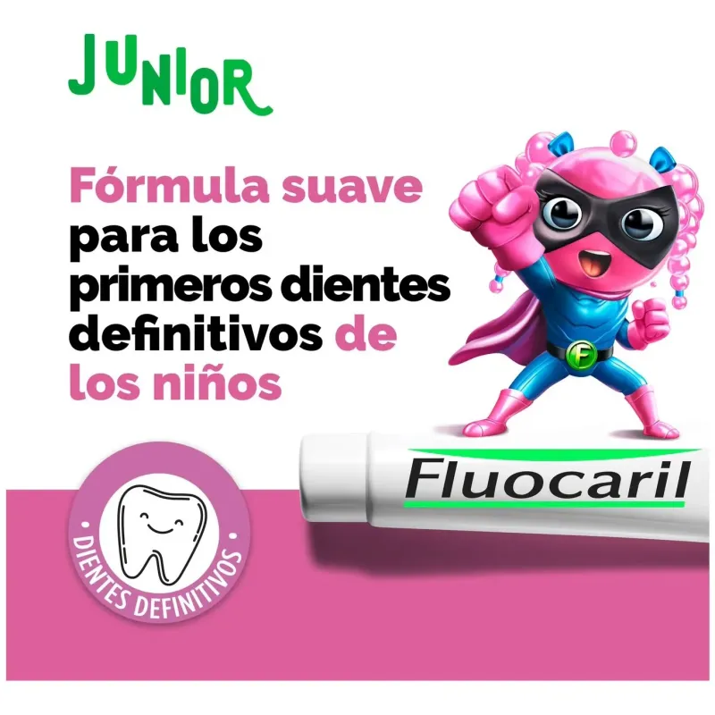 Fluocaril junior gel dentífrico chicle 50ml | Farmacia Barata