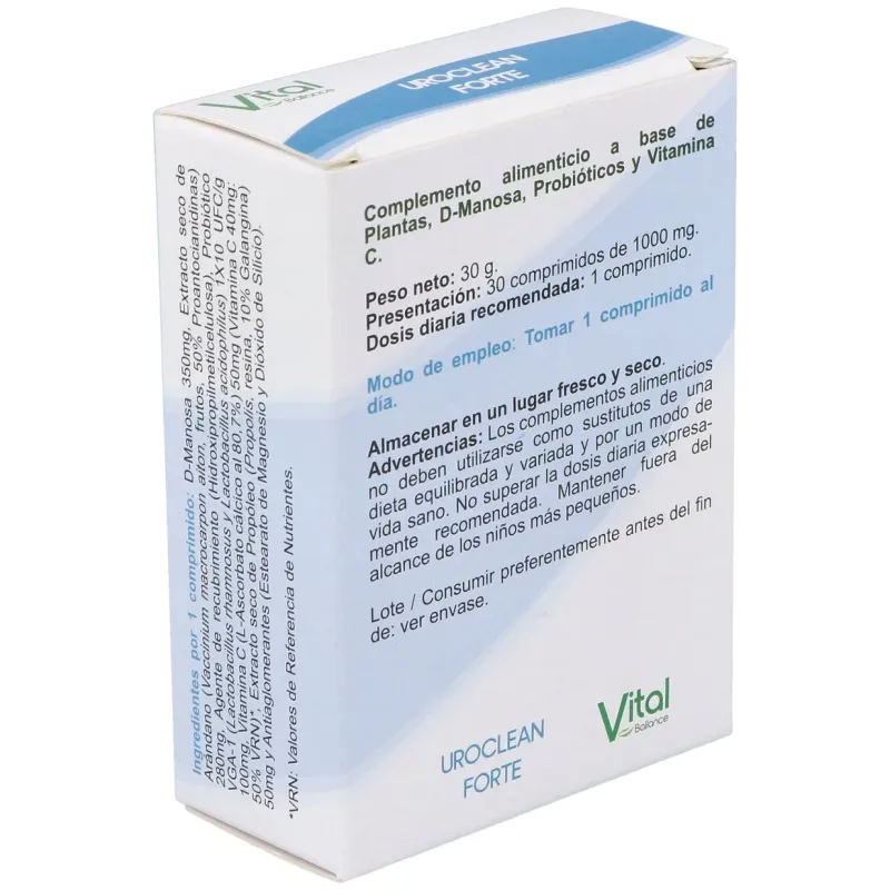 Vital ballance uroclean forte 30comp | Farmacia Barata