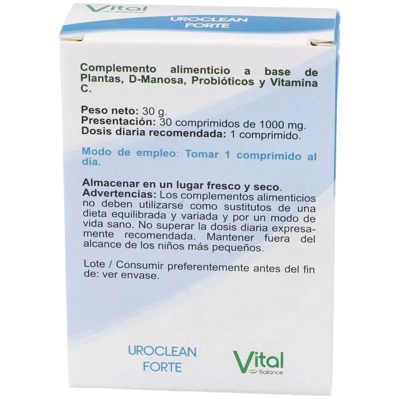 Vital ballance uroclean forte 30comp | Farmacia Barata