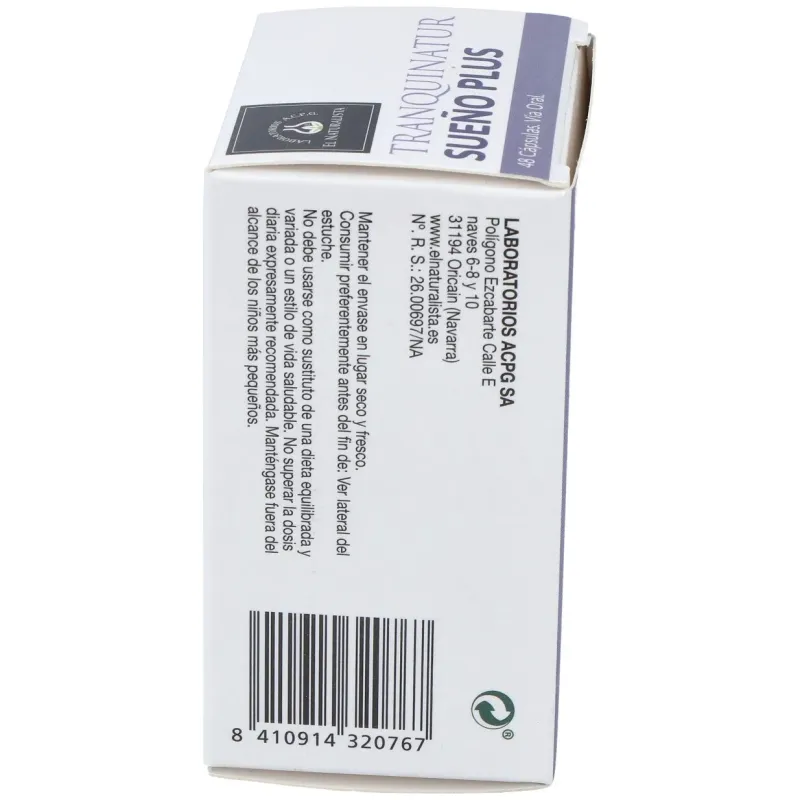 Tranquinatur sueño plus 48cap. | Farmacia Barata